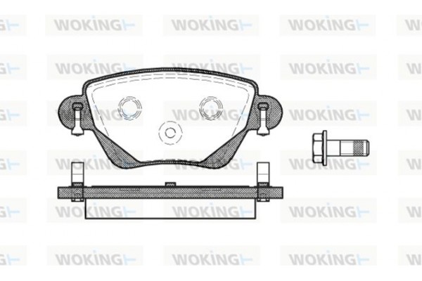 Woking Σετ τακάκια, Δισκόφρενα - P6773.00