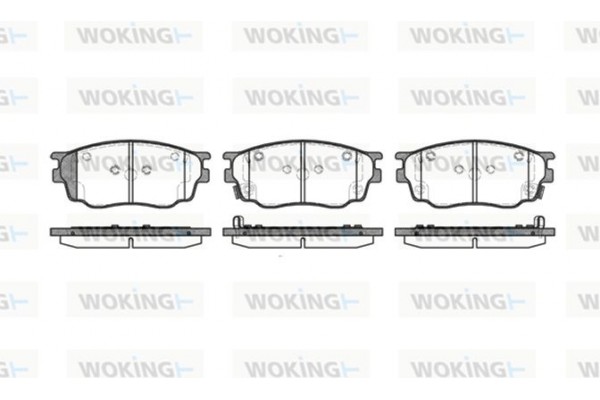 Woking Σετ τακάκια, Δισκόφρενα - P9003.22