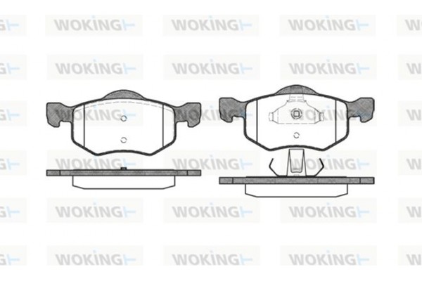 Woking Σετ τακάκια, Δισκόφρενα - P9023.00