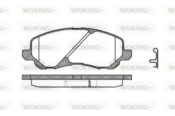 Woking Σετ τακάκια, Δισκόφρενα - P9043.02