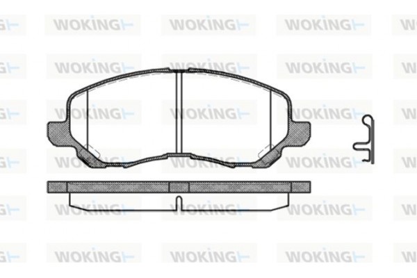 Woking Σετ τακάκια, Δισκόφρενα - P9043.12