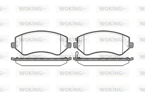 Woking Σετ τακάκια, Δισκόφρενα - P9073.02