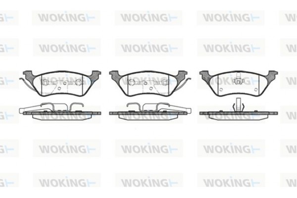 Woking Σετ τακάκια, Δισκόφρενα - P9113.00