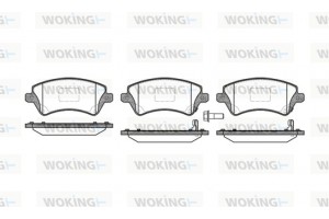 Woking Σετ τακάκια, Δισκόφρενα - P9223.12