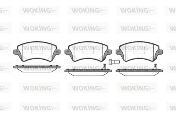 Woking Σετ τακάκια, Δισκόφρενα - P9223.12