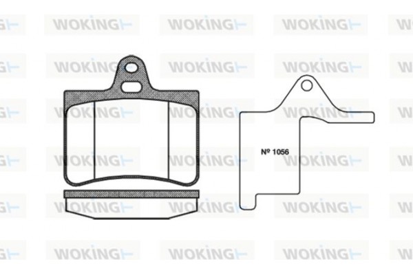 Woking Σετ τακάκια, Δισκόφρενα - P9303.00