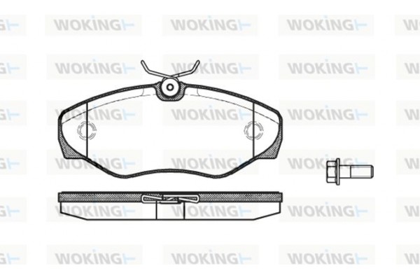 Woking Σετ τακάκια, Δισκόφρενα - P9343.10