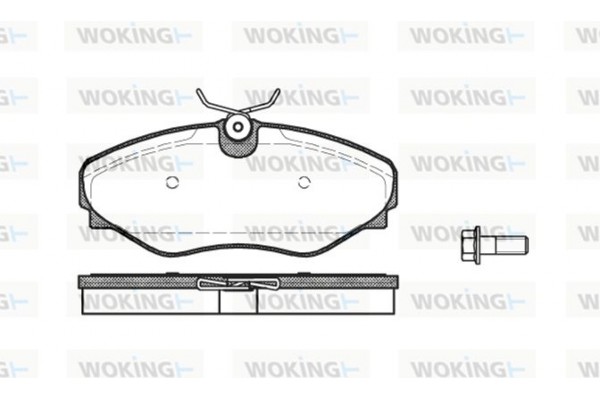 Woking Σετ τακάκια, Δισκόφρενα - P9343.20