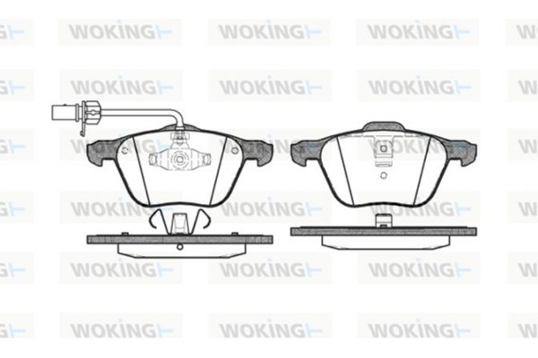 Woking Σετ τακάκια, Δισκόφρενα - P9363.02