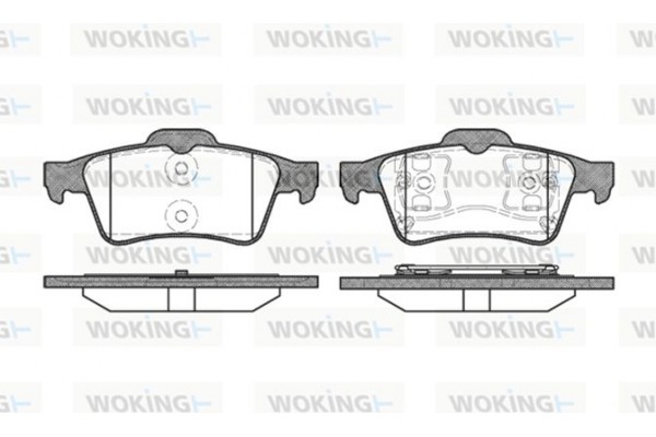 Woking Σετ τακάκια, Δισκόφρενα - P9423.00