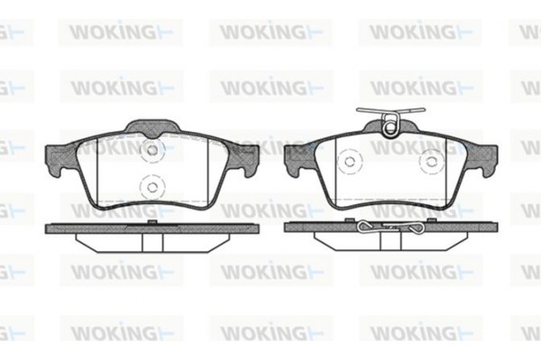 Woking Σετ τακάκια, Δισκόφρενα - P9423.20