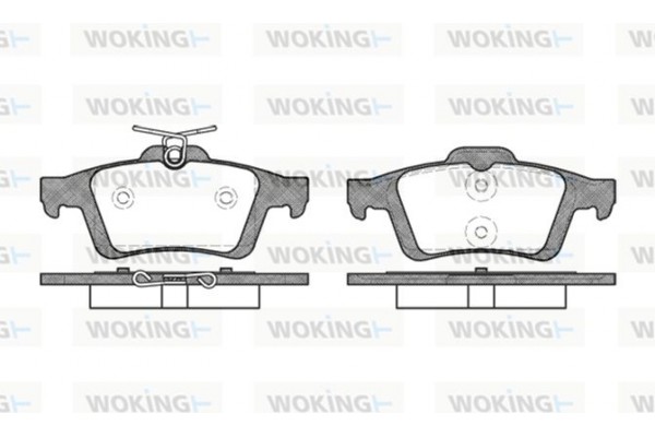 Woking Σετ τακάκια, Δισκόφρενα - P9423.30