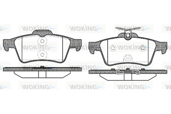 Woking Σετ τακάκια, Δισκόφρενα - P9423.40