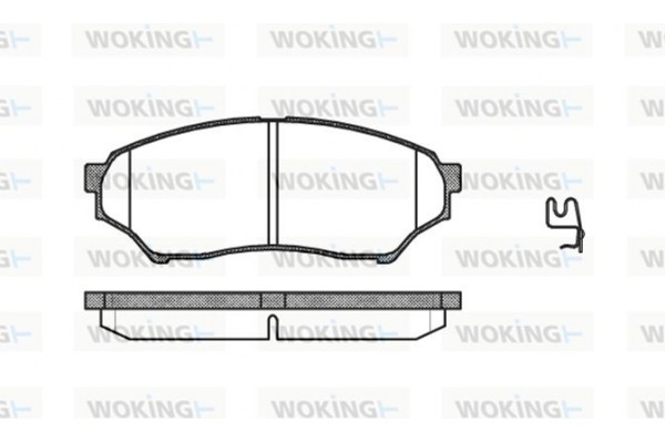 Woking Σετ τακάκια, Δισκόφρενα - P9453.01