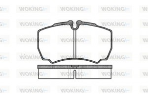 Woking Σετ τακάκια, Δισκόφρενα - P9493.00