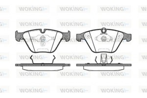 Woking Σετ τακάκια, Δισκόφρενα - P9573.00