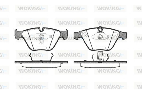 Woking Σετ τακάκια, Δισκόφρενα - P9573.00