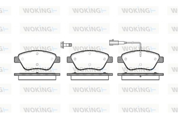 Woking Σετ τακάκια, Δισκόφρενα - P9583.01