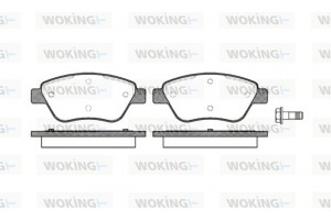 Woking Σετ τακάκια, Δισκόφρενα - P9583.10