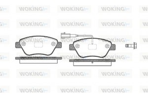 Woking Σετ τακάκια, Δισκόφρενα - P9583.11