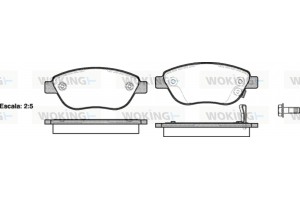 Woking Σετ τακάκια, Δισκόφρενα - P9593.21