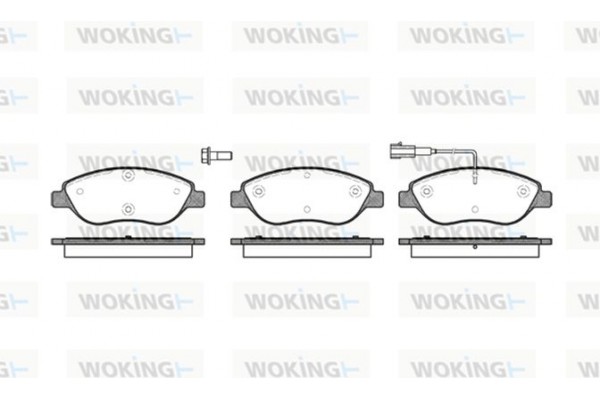 Woking Σετ τακάκια, Δισκόφρενα - P9603.01