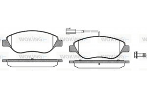 Woking Σετ τακάκια, Δισκόφρενα - P9603.02