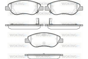 Woking Σετ τακάκια, Δισκόφρενα - P9603.12