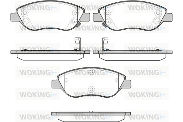 Woking Σετ τακάκια, Δισκόφρενα - P9603.12