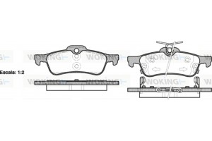 Woking Σετ τακάκια, Δισκόφρενα - P9623.02