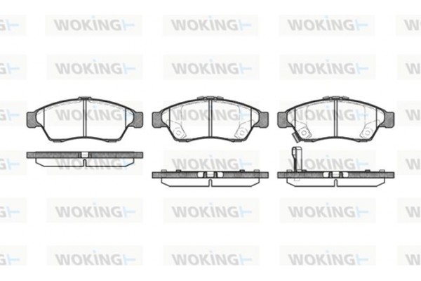 Woking Σετ τακάκια, Δισκόφρενα - P9753.01