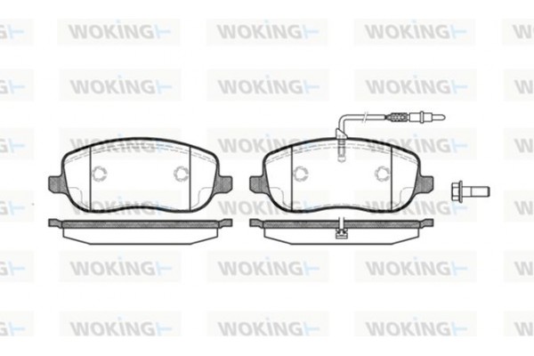 Woking Σετ τακάκια, Δισκόφρενα - P9793.12