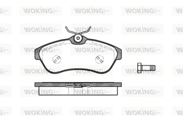 Woking Σετ τακάκια, Δισκόφρενα - P9803.00