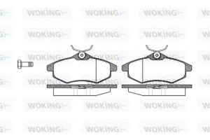 Woking Σετ τακάκια, Δισκόφρενα - P9813.00