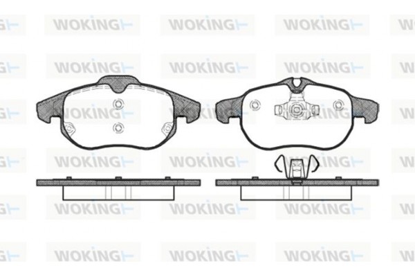 Woking Σετ τακάκια, Δισκόφρενα - P9883.00