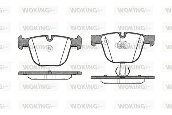 Woking Σετ τακάκια, Δισκόφρενα - P9923.00