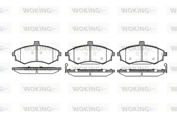 Woking Σετ τακάκια, Δισκόφρενα - P9933.02