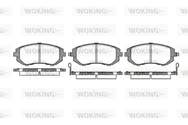 Woking Σετ τακάκια, Δισκόφρενα - P8513.02