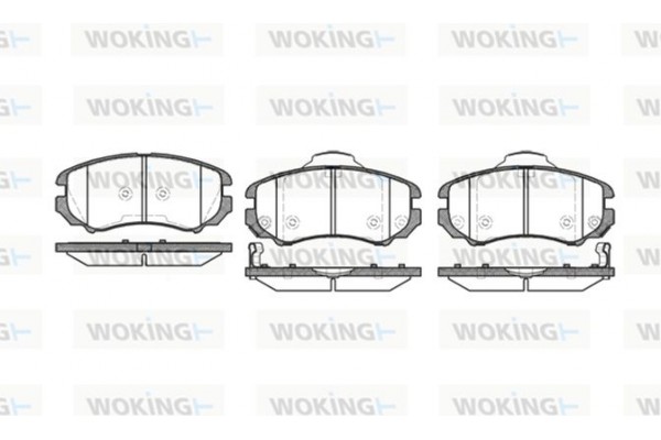 Woking Σετ τακάκια, Δισκόφρενα - P8533.02