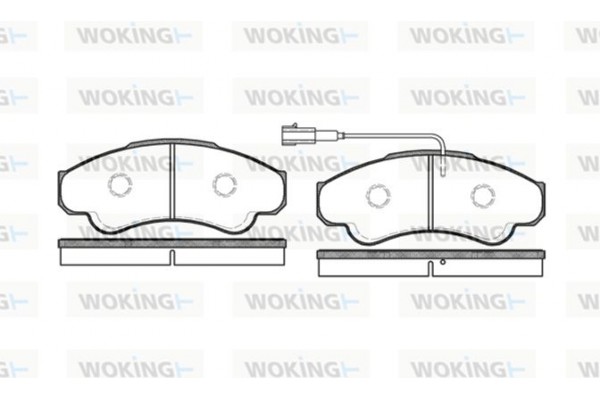 Woking Σετ τακάκια, Δισκόφρενα - P8593.01