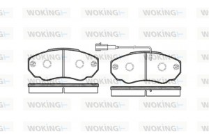 Woking Σετ τακάκια, Δισκόφρενα - P8603.01