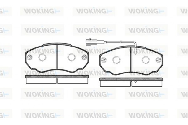 Woking Σετ τακάκια, Δισκόφρενα - P8603.01