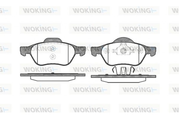 Woking Σετ τακάκια, Δισκόφρενα - P8623.00