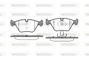 Woking Σετ τακάκια, Δισκόφρενα - P8633.00