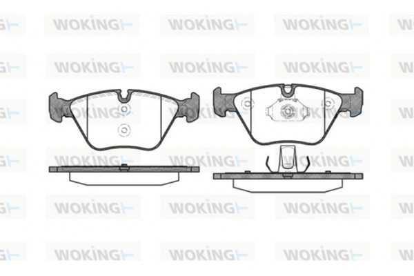 Woking Σετ τακάκια, Δισκόφρενα - P8633.00