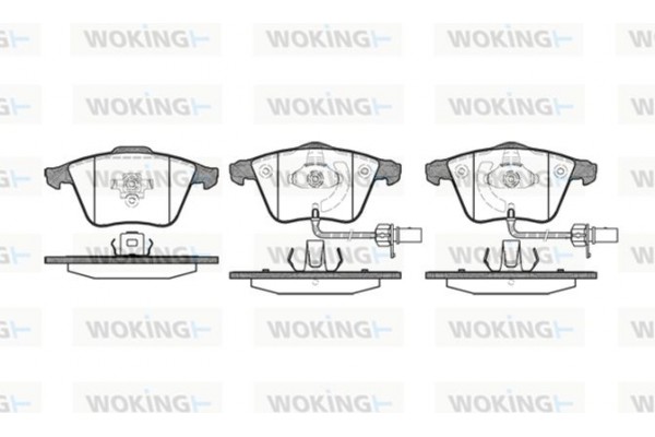 Woking Σετ τακάκια, Δισκόφρενα - P8643.12