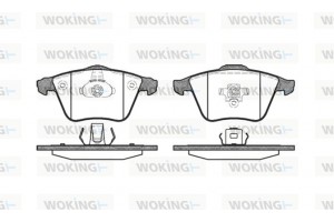 Woking Σετ τακάκια, Δισκόφρενα - P8643.20