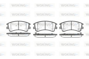 Woking Σετ τακάκια, Δισκόφρενα - P8703.02