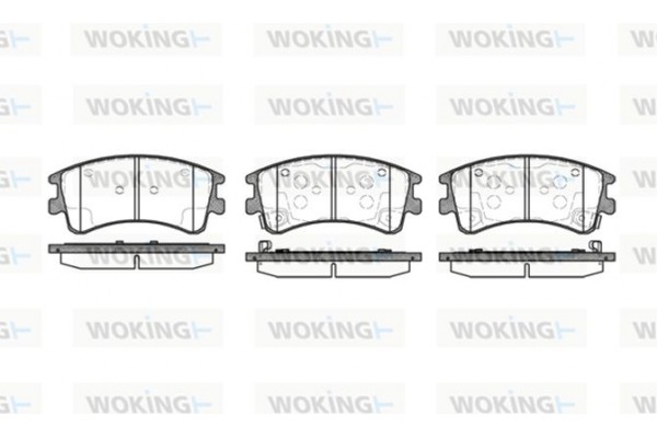 Woking Σετ τακάκια, Δισκόφρενα - P8703.02