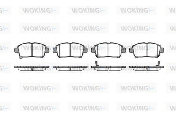 Woking Σετ τακάκια, Δισκόφρενα - P8713.02